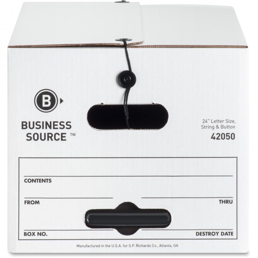 Business Source Light Duty Letter Size Storage Box