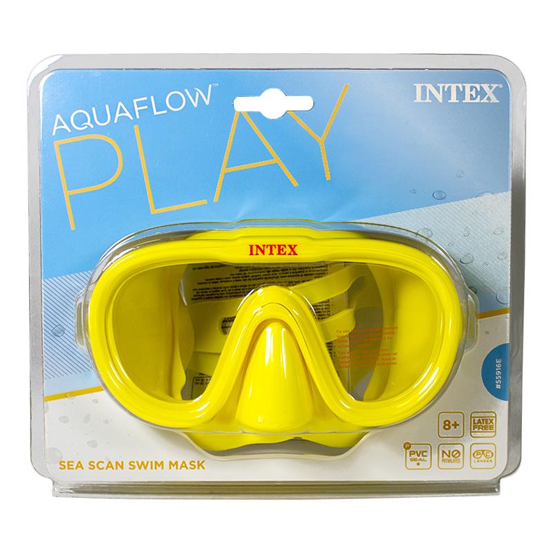 Intex Aquaflow Sea Scan Swim Mask - Ages 8 and Up