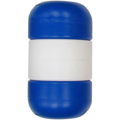 3 Inch x 5 Inch Handi-Lock Float for 1/2 Inch Rope (Blue/White/Blue)